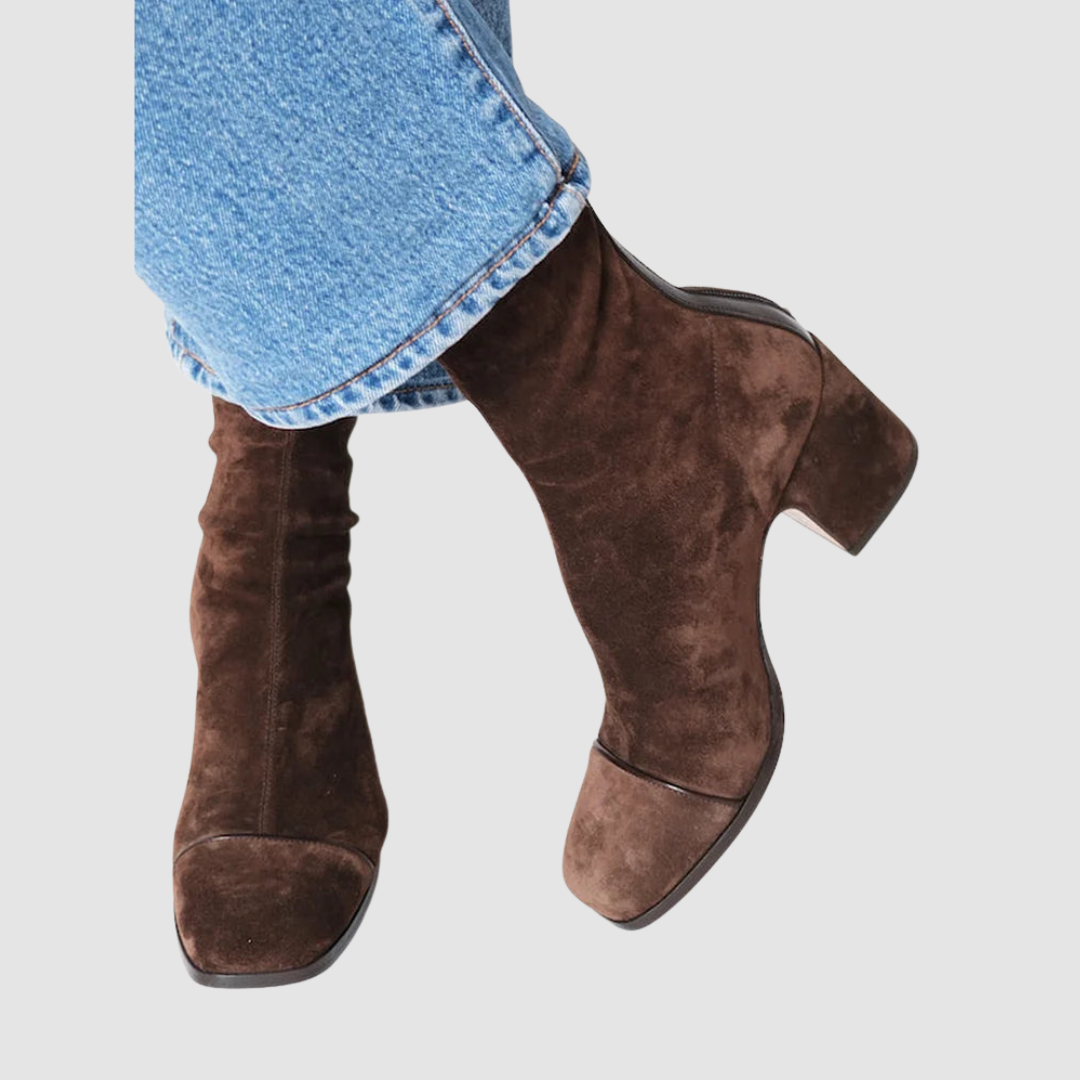 Lily | Elegant Suede Ankle Boots