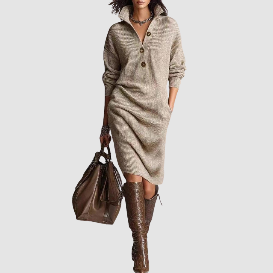 Carmen | Warm Knit Dress, Elegant and Comfortable