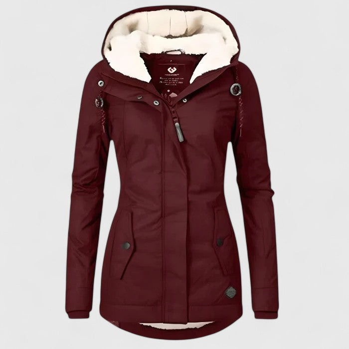 Emellie | Waterproof winter coat with hood