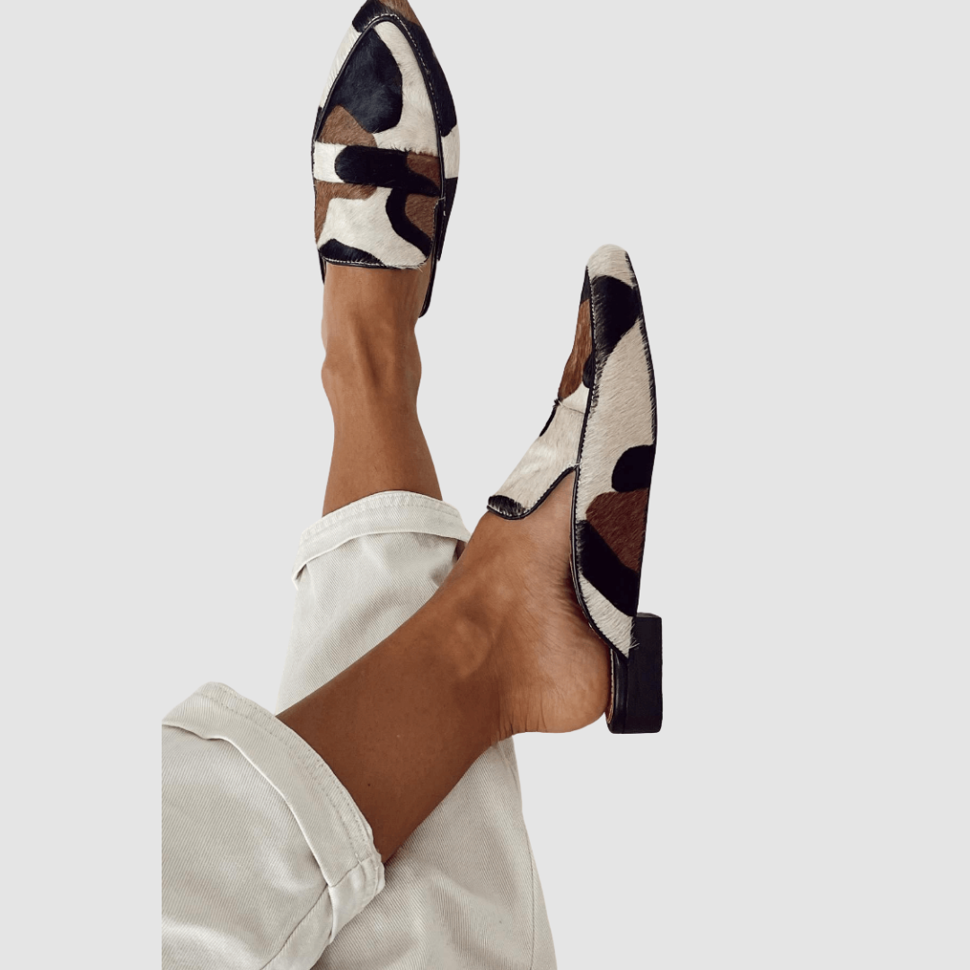Britney | Loafer With Abstract Pattern