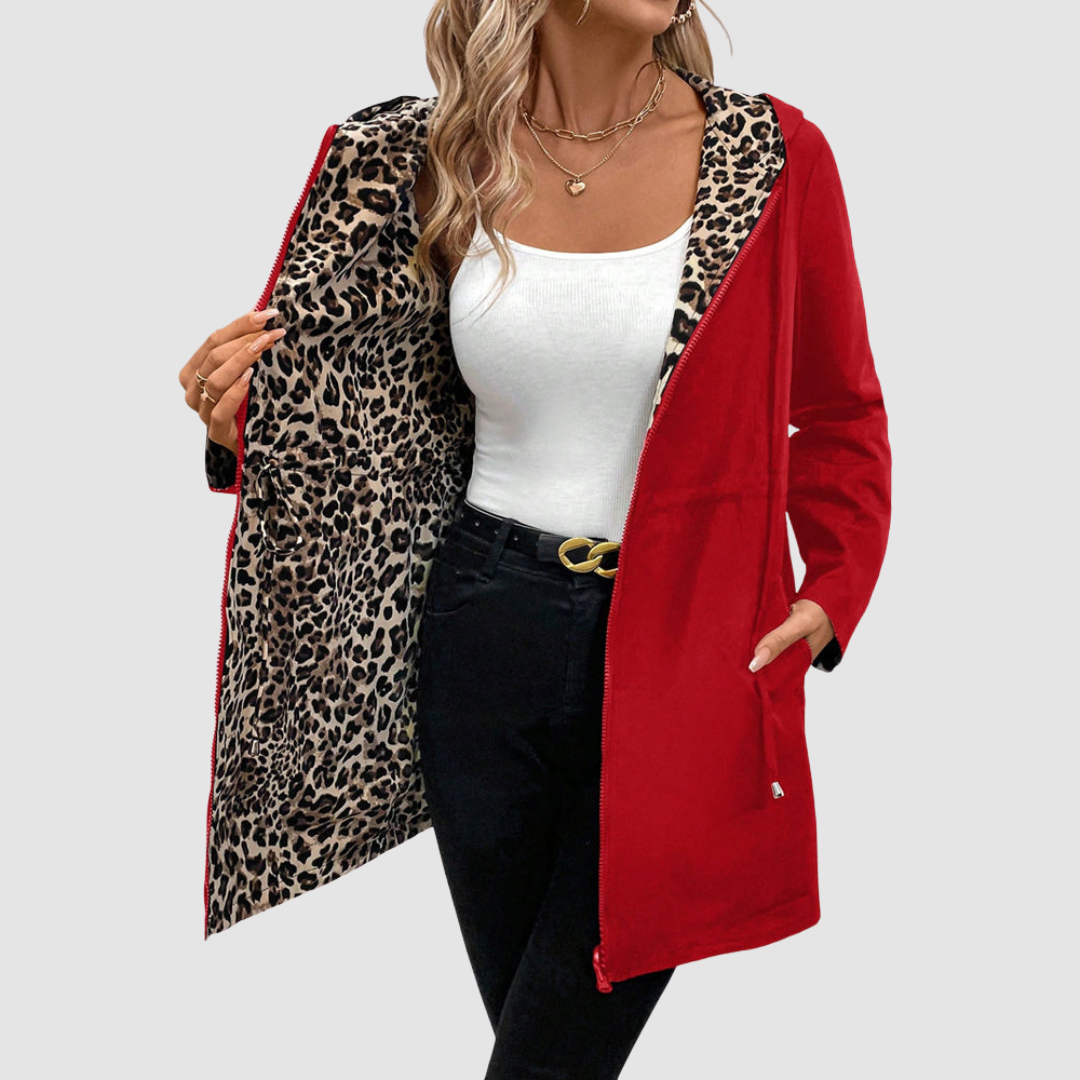 Jenn | Reversible Leopard Print Cardigan